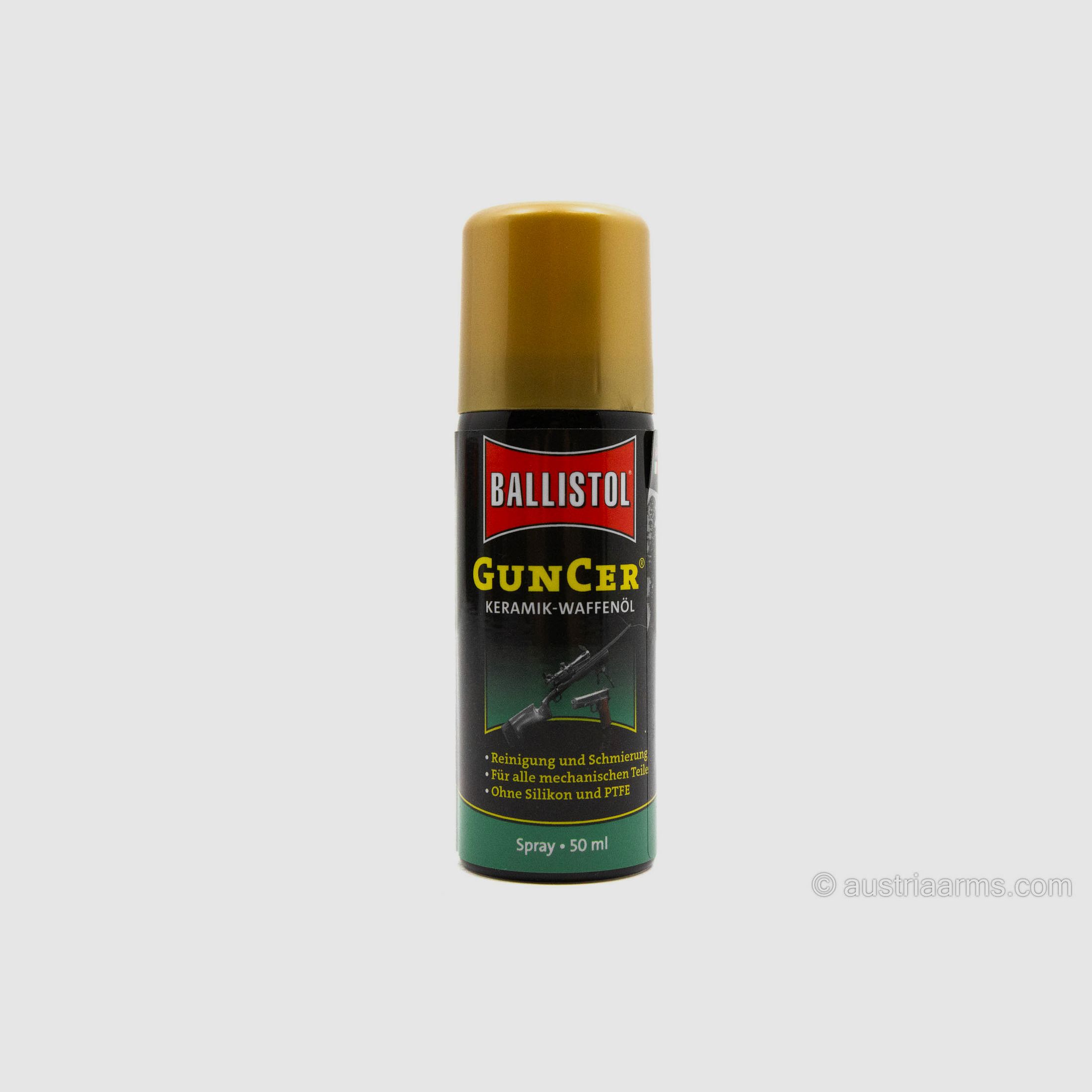 Ballistol GunCer Spray Huile pour Armes en Céramique 50 ml