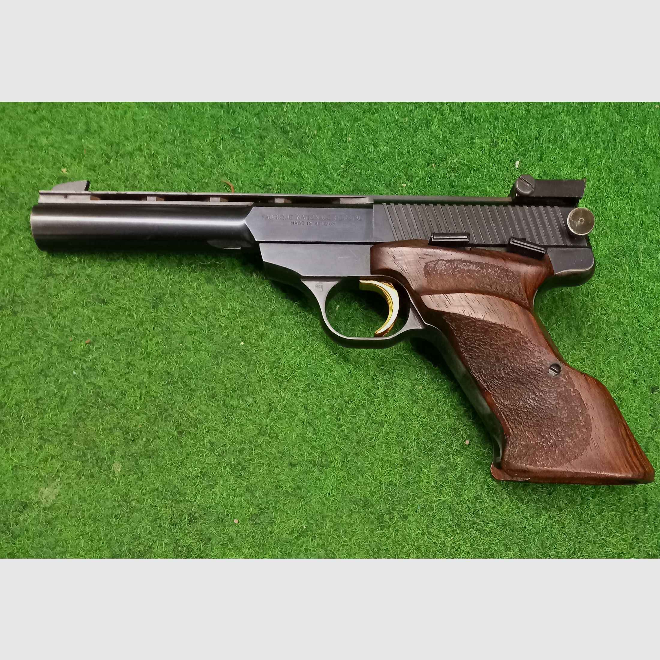 22er Sportpistole,  FN, Fabrique Nationale Herstal.