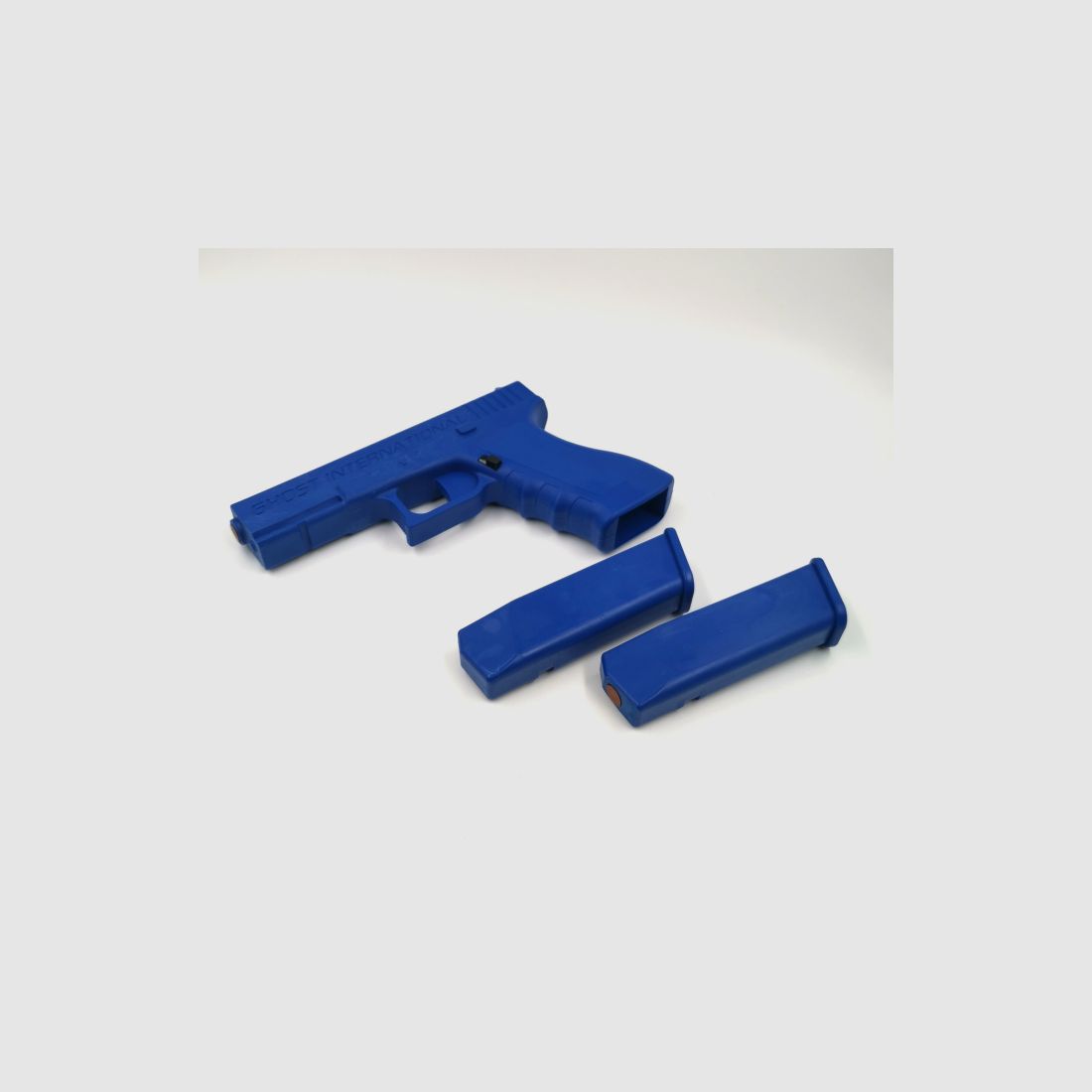 Glock 17 Trainingswaffe mit 2 Magazinen zum Wechseln Trainingspistole Training blau Pistole BLUEGUN