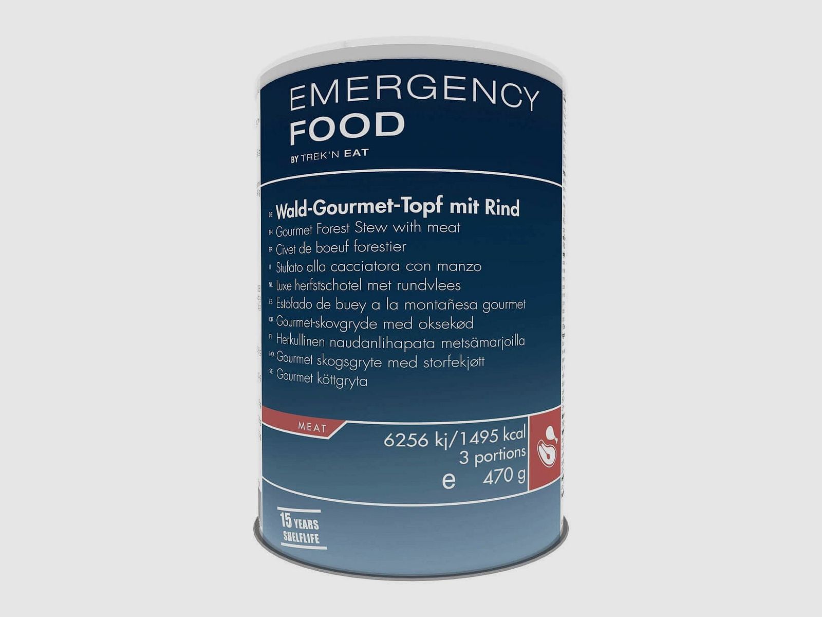 TREK'N EAT EMERGENCY FOOD Wald-Gourmet-Topf mit Rind - 470 g