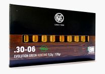RWS .30-06 Evolution Green 9,0g/139gr Büchsenpatronen Bleifrei
