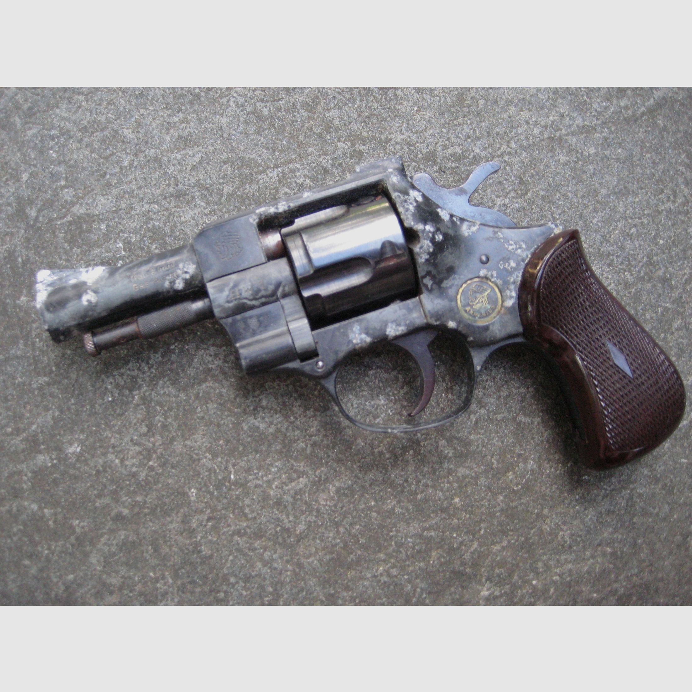 Gasrevolver Arminius, 9mm, Herstellungsnummer 208371
