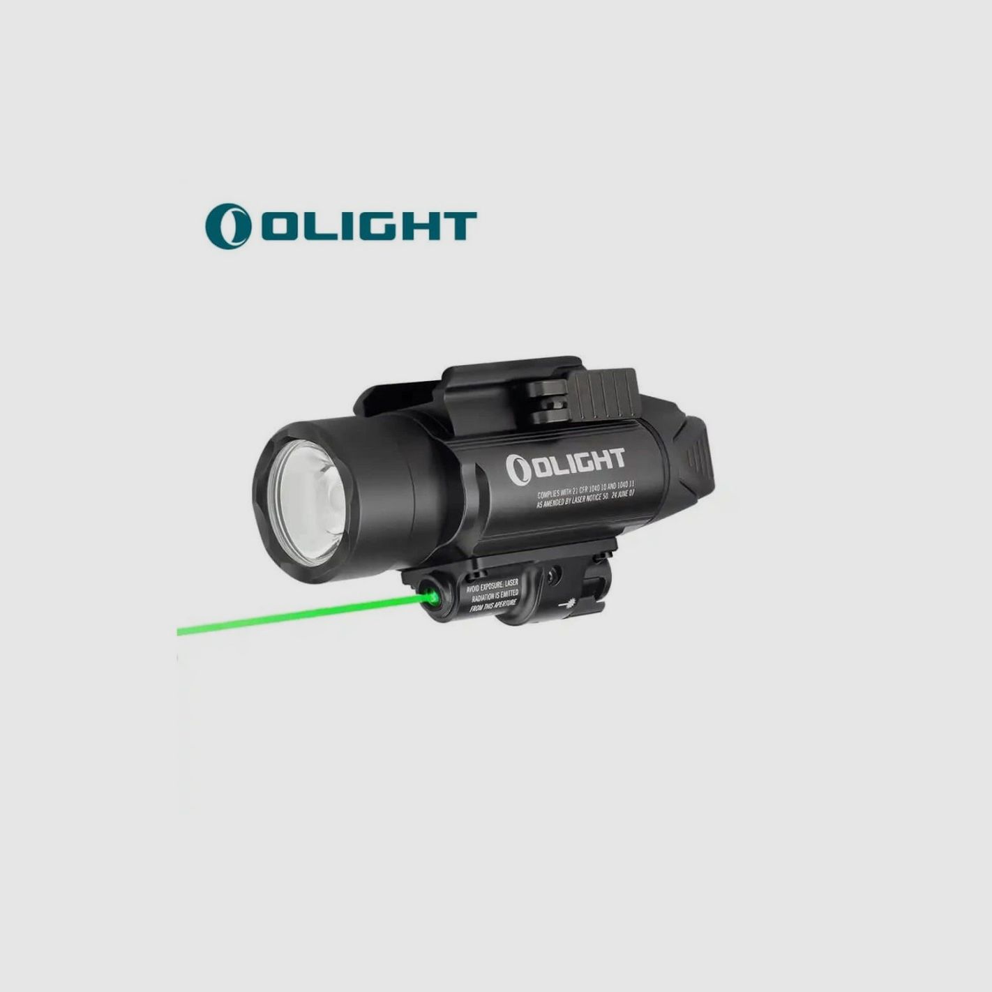 Taktische Taschenlampe Olight Baldr PRO Led 1350 Lumen und grüner Laser, Bild 1 von 3