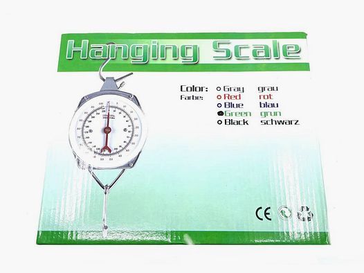 Wildwaage „Hanging Scale“ grün bis 200kg