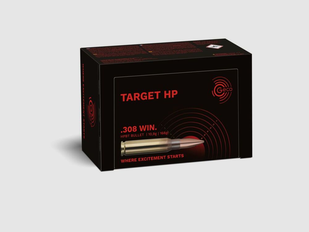 Geco 168grs Target HP 50STK .308Win