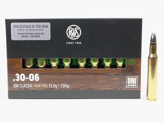 RWS UNI Classic .30-06 200gr. 13,0g 20 Stück Staffelpreise