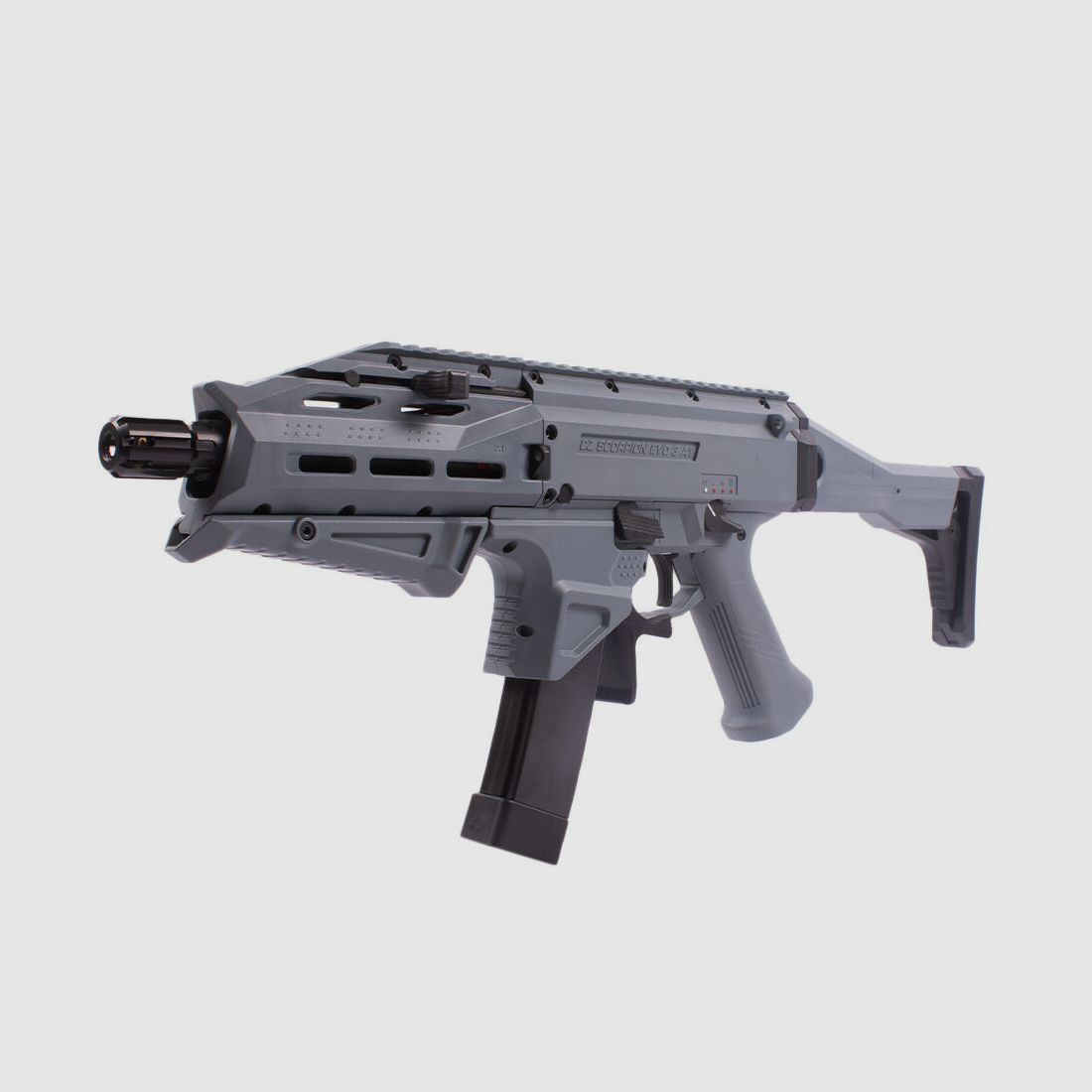 ASG CZ Scorpion EVO 3 A1 ATEK Airsoft S-AEG 6 mm BB Battleship Grey Dual Tone