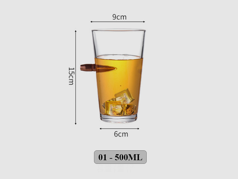 Glas mit Kugel-Inlay - ideales Geschenk, Bild 3 von 4