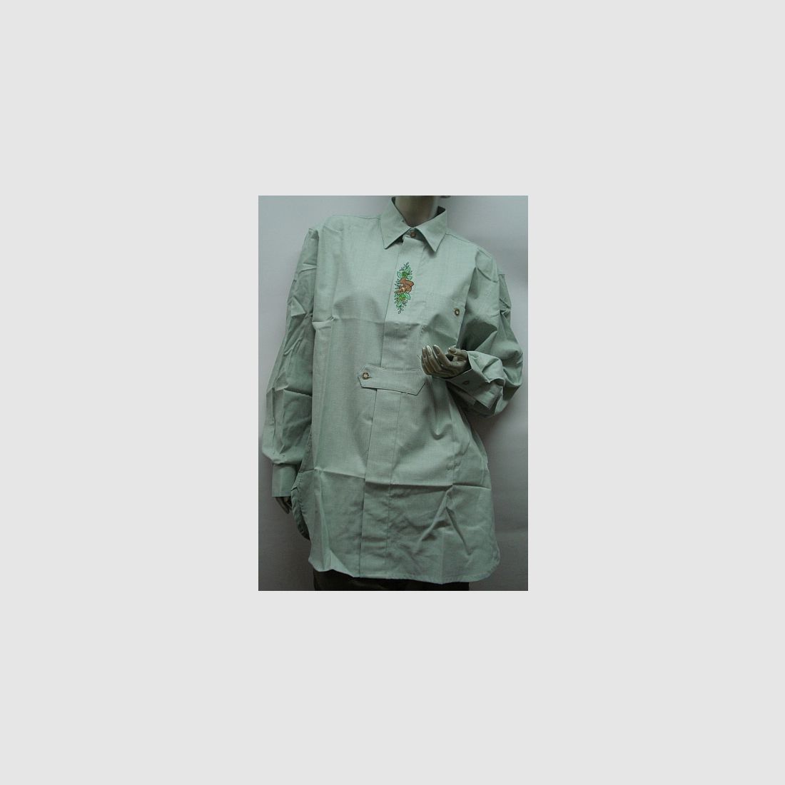 Chemise de maison à manches longues, taille 40 - Motif écureuil