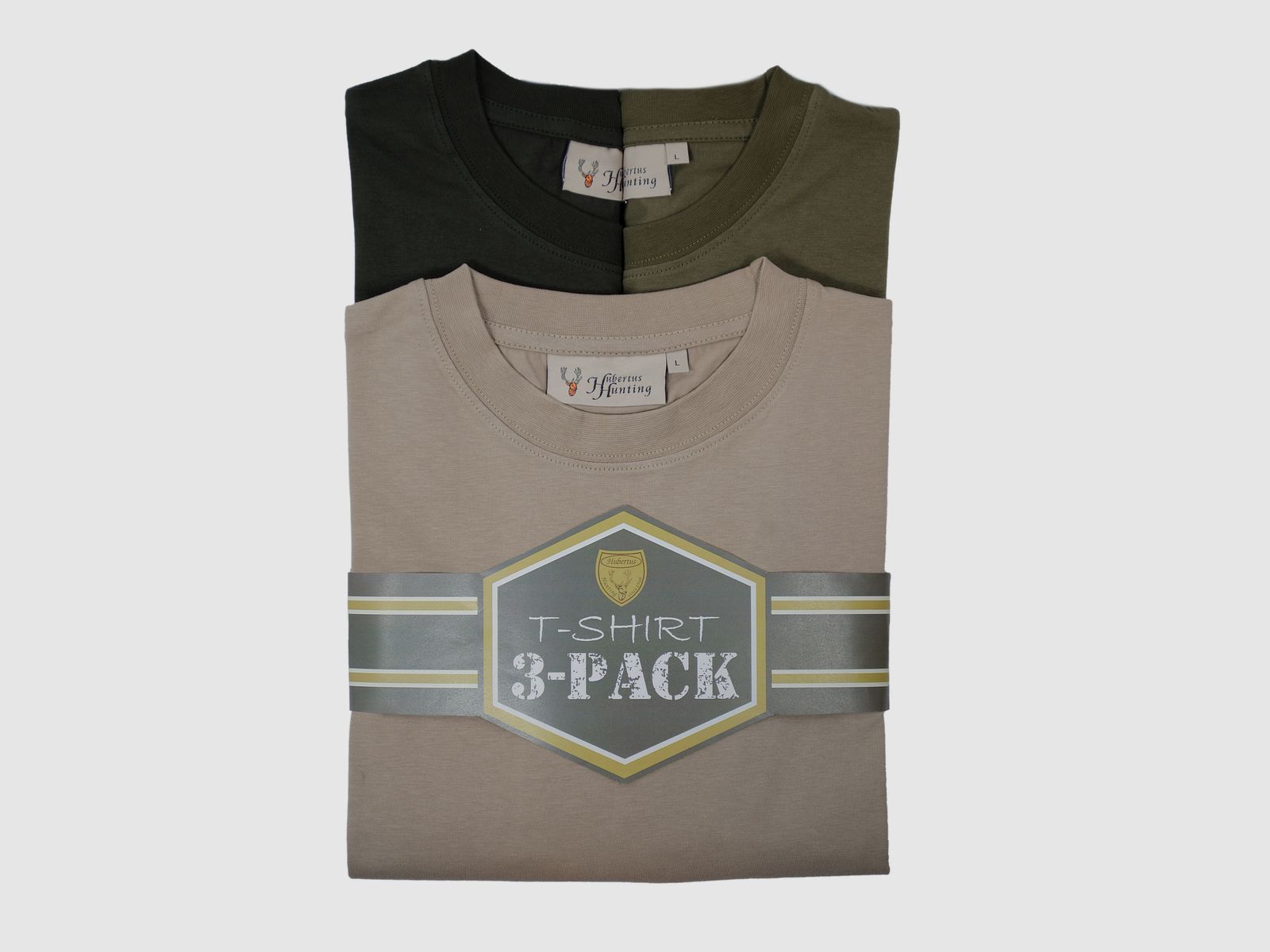 T-Shirt Dreier-Pack - Rundhals