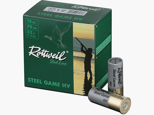 Rottweil Steel Game HV 12/70 3,00mm - 25 stuks.