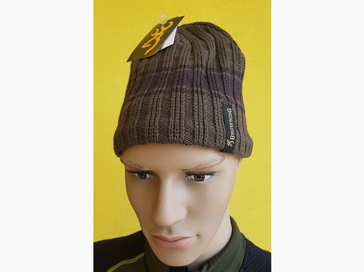 BROWNING REVERSIBLE WOOL HAT IN GREEN - ORANGE