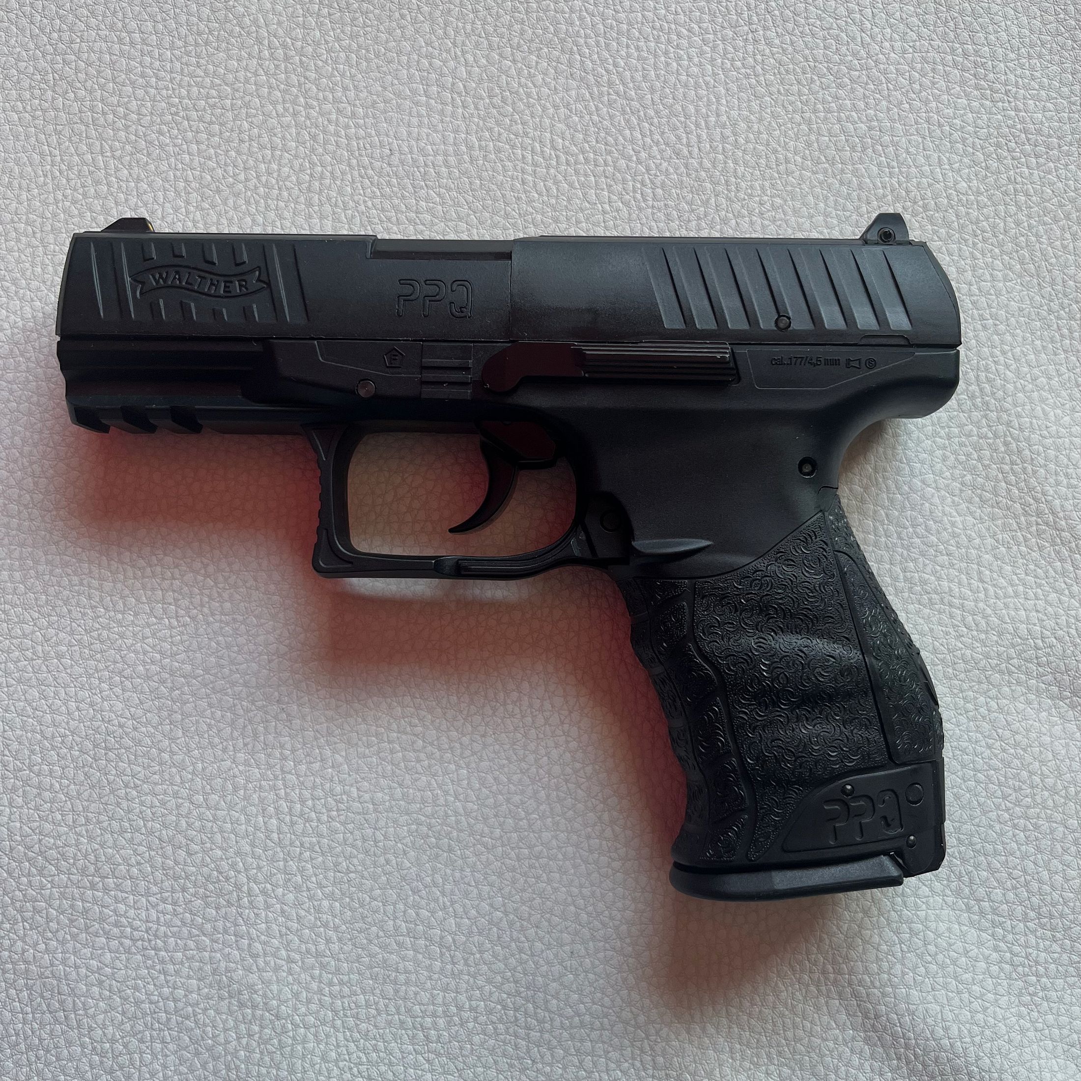 Walther PPQ CO2 Luftpistole 4,5mm Diabolo schwarz + Zubehör