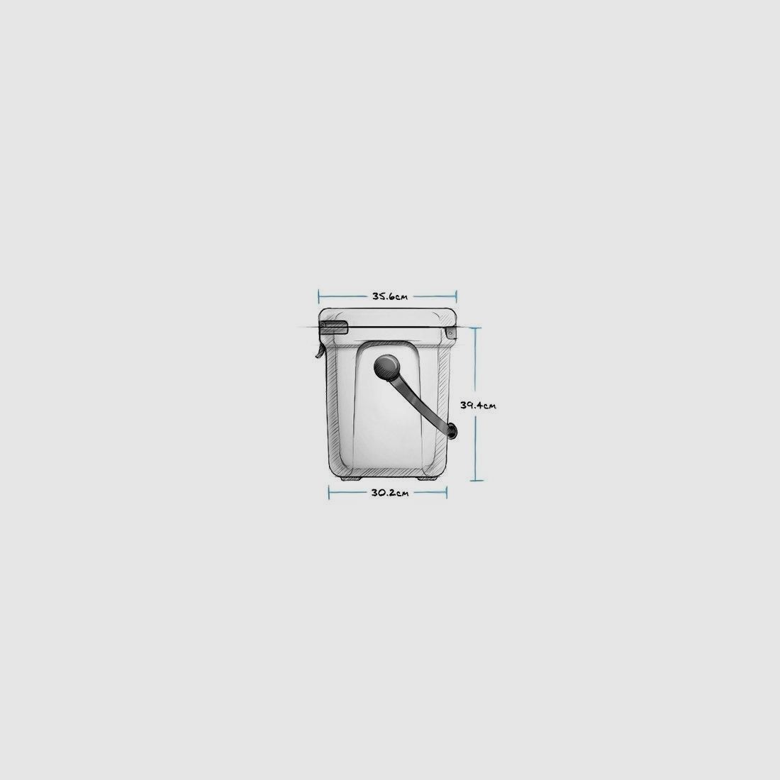 YETI® Coolbox Roadie 24 - Bianco, immagine 8 di 17