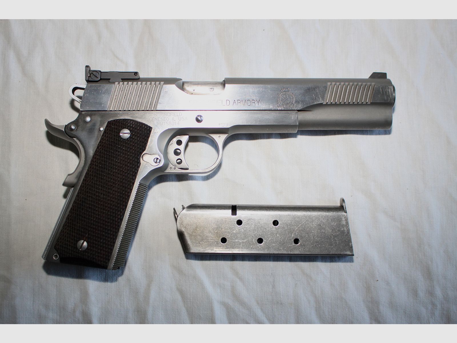 Springfield Armory Trophy Match, .45 ACP, 6 pulgadas.