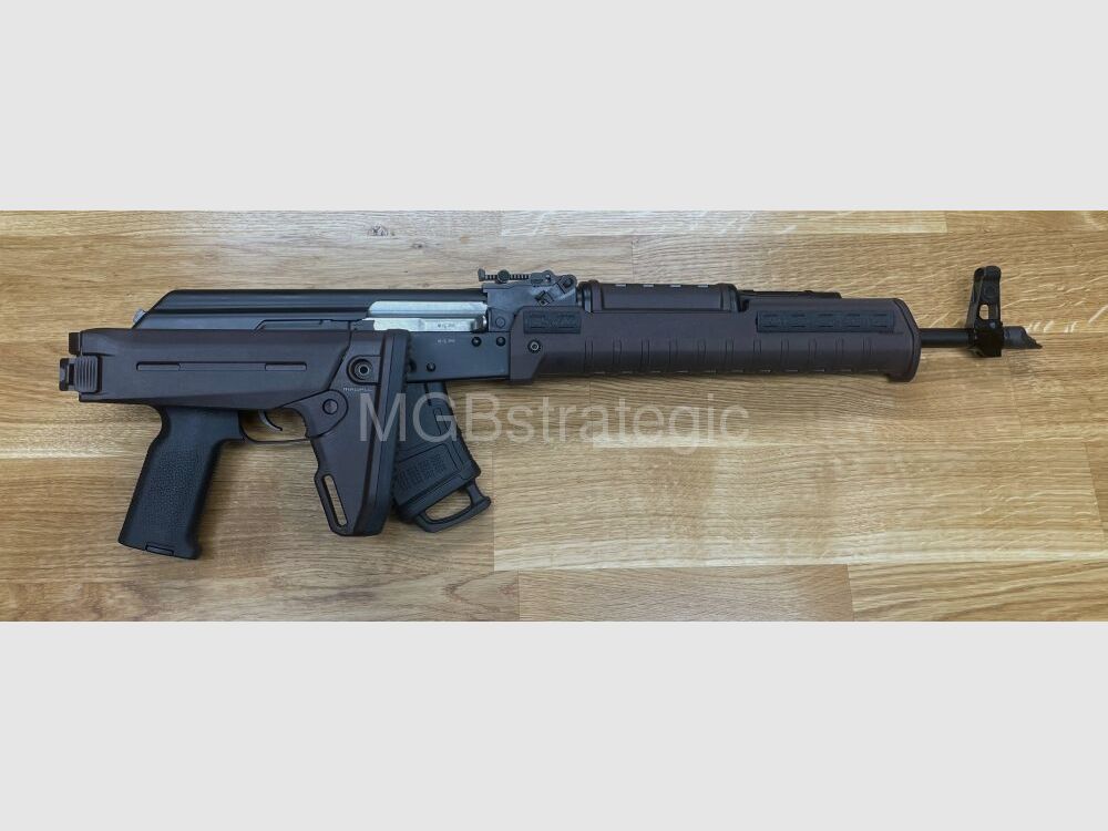 sportlich zugelassen! WBP Jack Sport - halbautom. Büchse 7,62x39 mit Klappschaft! System AKM AK47 AK74 // Farbe Plum