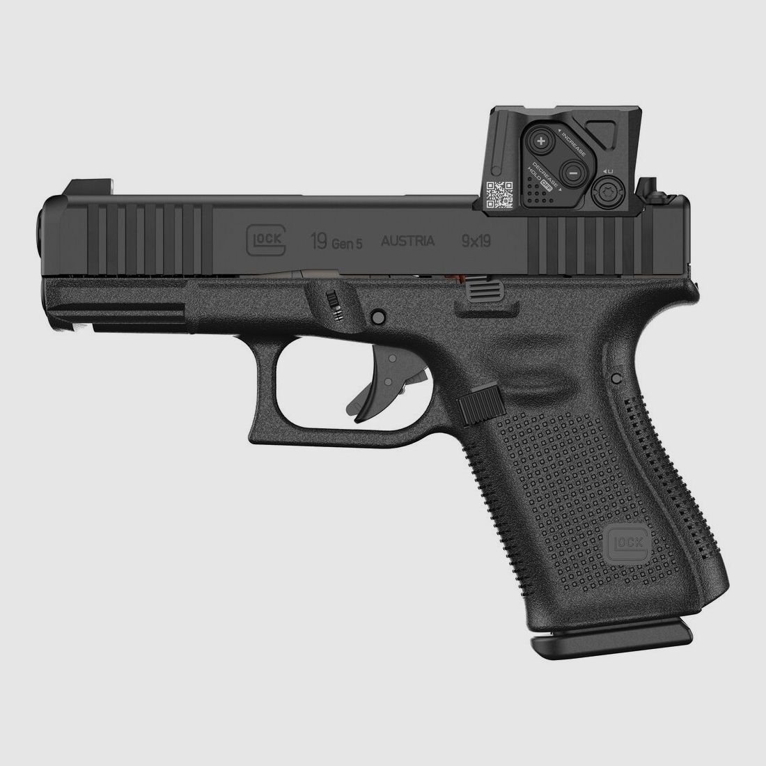 Glock Pistole 19 Gen5 MOS/FS A-CUT Combo 9 mm Luger