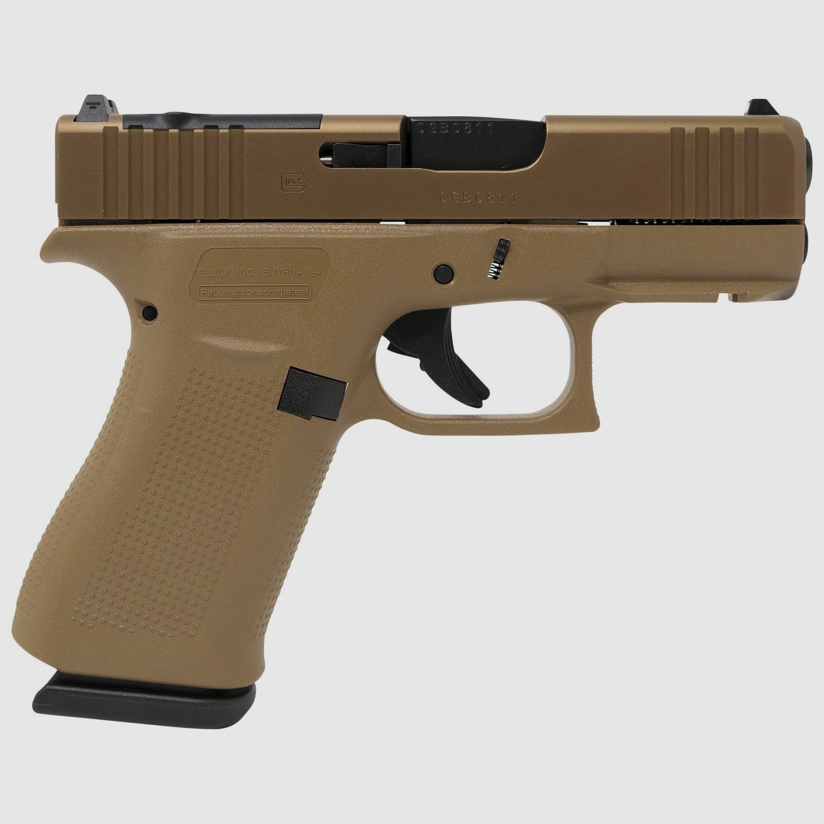 GLOCK – 43X MOS-K COYOTE – Kal. 9x19 – FS 15 Schuss, Bild 1 von 2