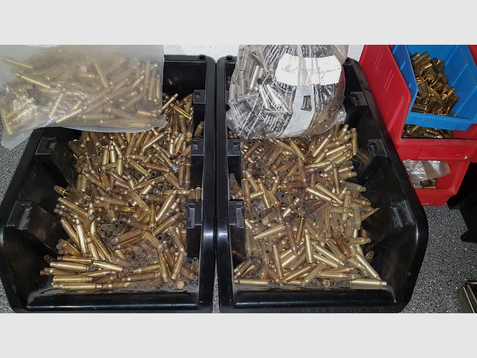 Hülsen zum Wiederladen. 223 Rem, .308 Win, .357, div S&B, Geco -+20Kg