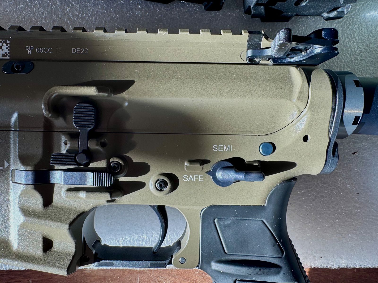 Haenel CR 223 16.5" – match trigger + magazine + adjustable gas port + ATec muzzle brake, image 13 of 18