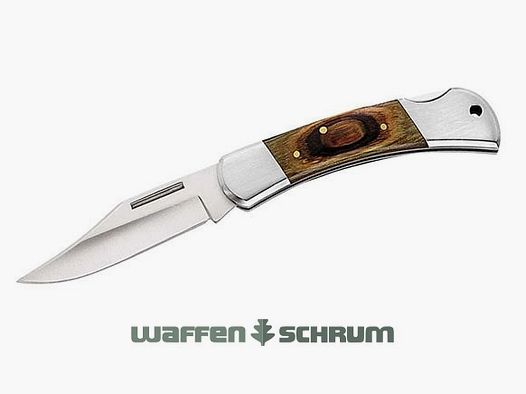 Herbertz Taschenmesser AISI 420 Pakkaholz, Heftlänge 9cm