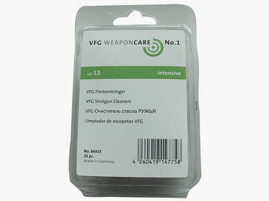 VFG Flinten loopreiniger Intensief - 25 stuks.