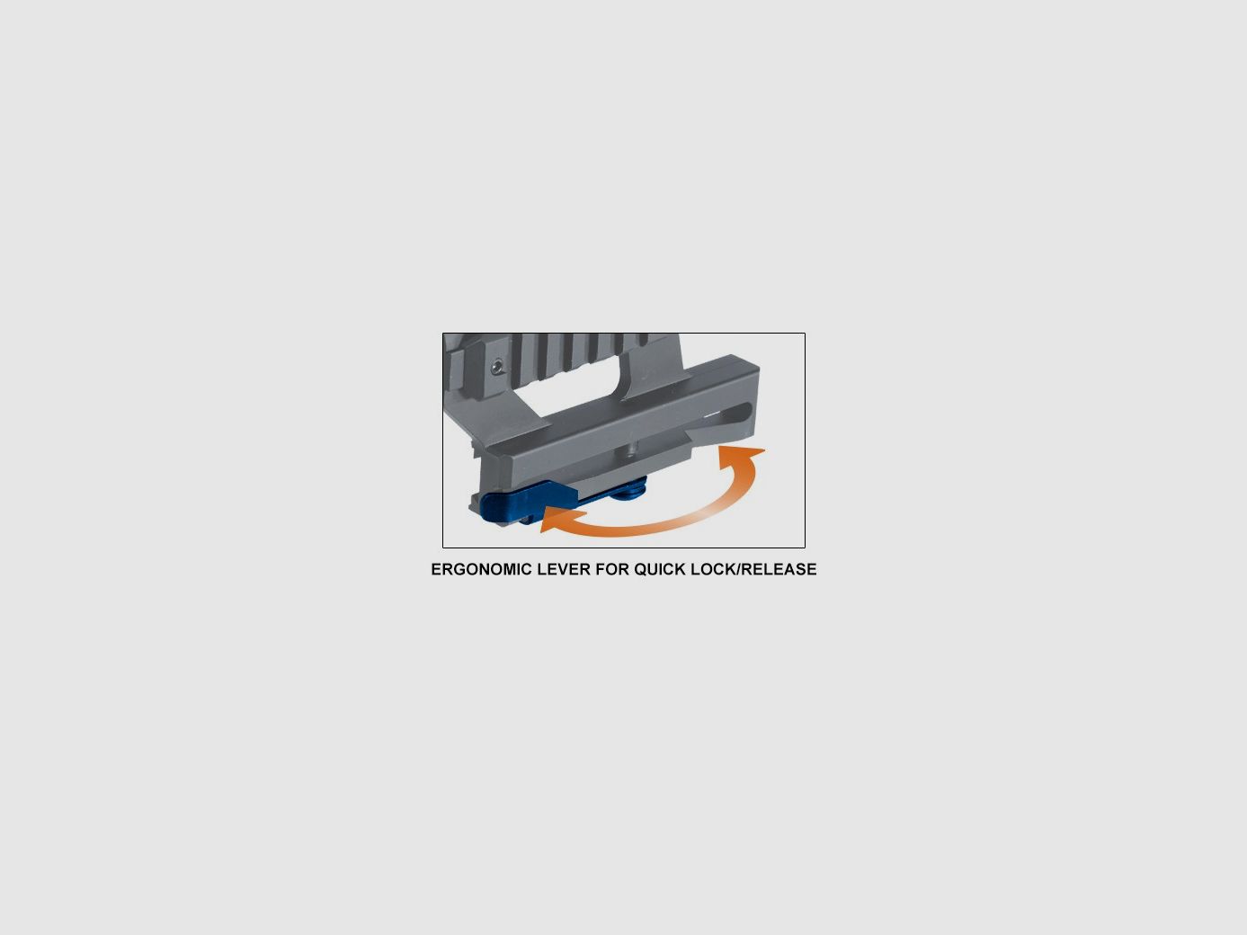 AK Slide Montage Rail 3. 3 Inch - UTG pro, afbeelding 3 van 3