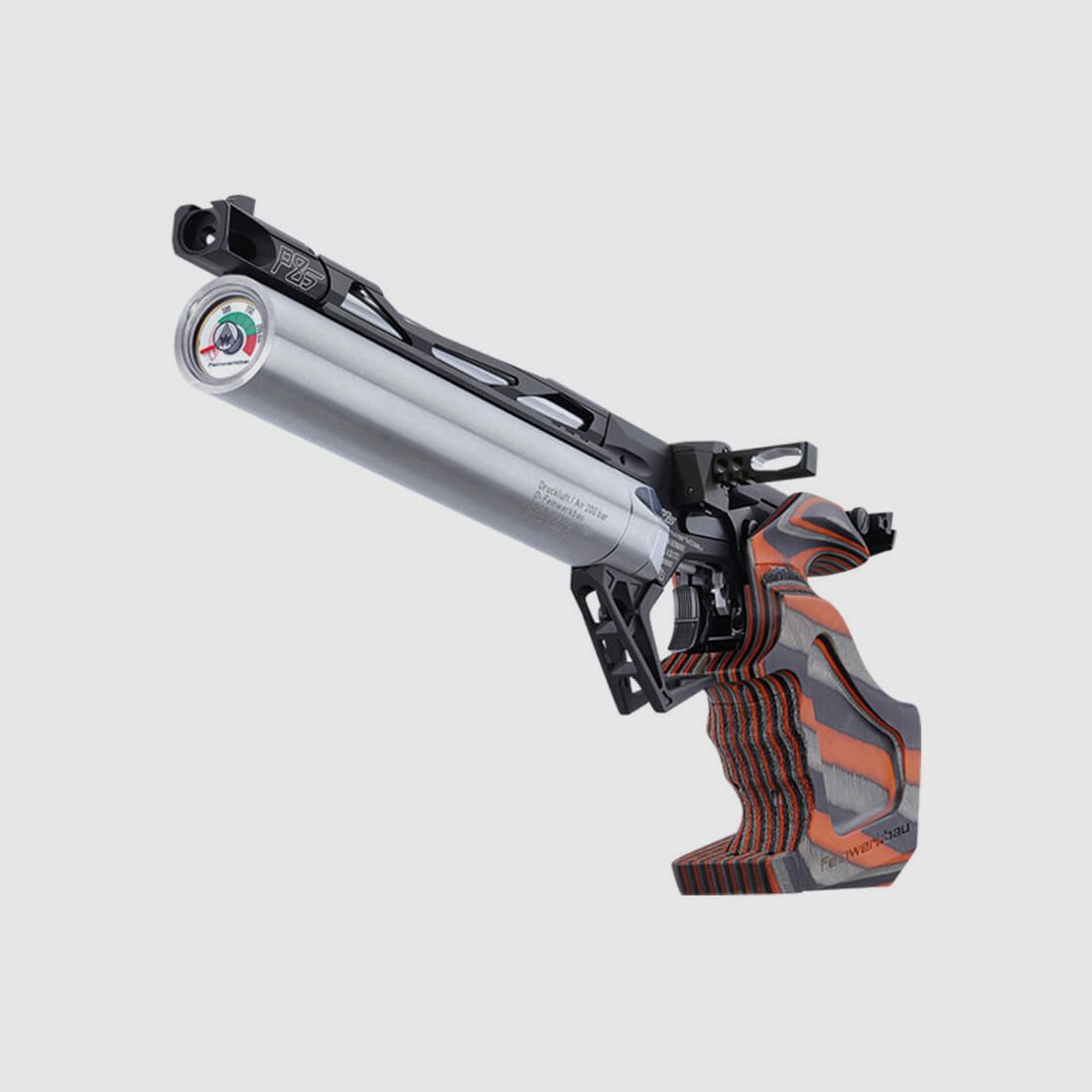 Feinwerkbau P85 Laminated Orange — Left-handed shooter, image 8 of 8