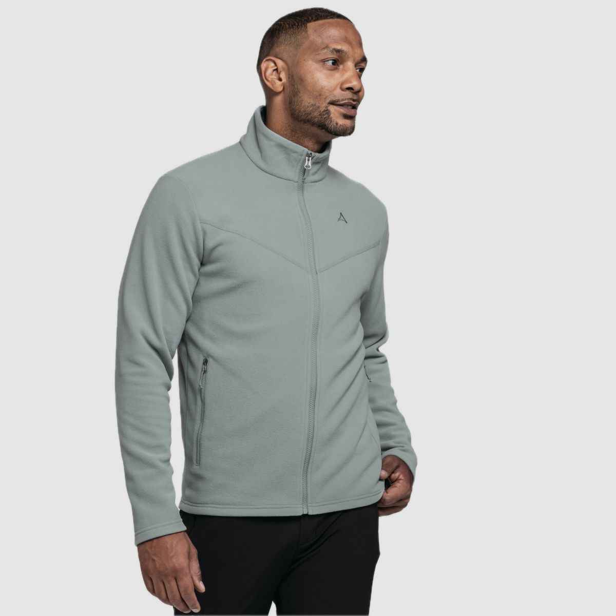 SCHÖFFEL Giacca Fleece da Trekking Stile Qutang MNS Grigio