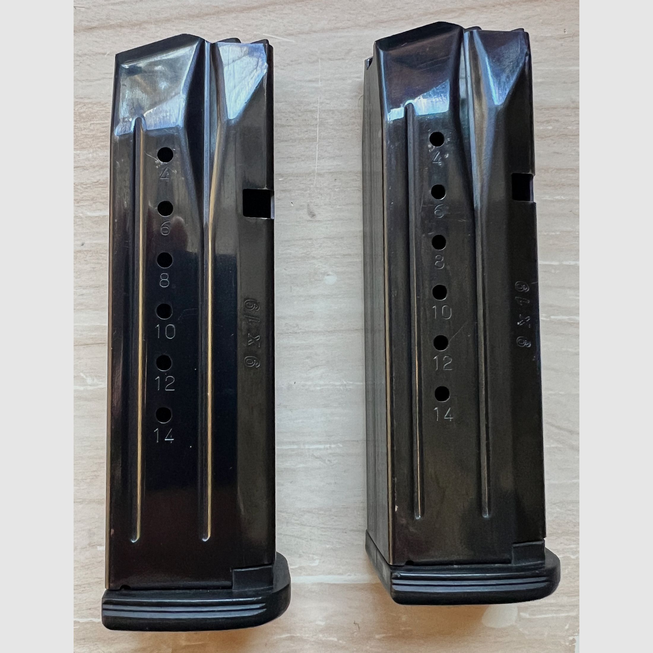 Original Steyr M9 Magazin – „Law Enforcement Only“ – glanzbrüniert – Sammlerstück – kein MEC-GAR Nachbau