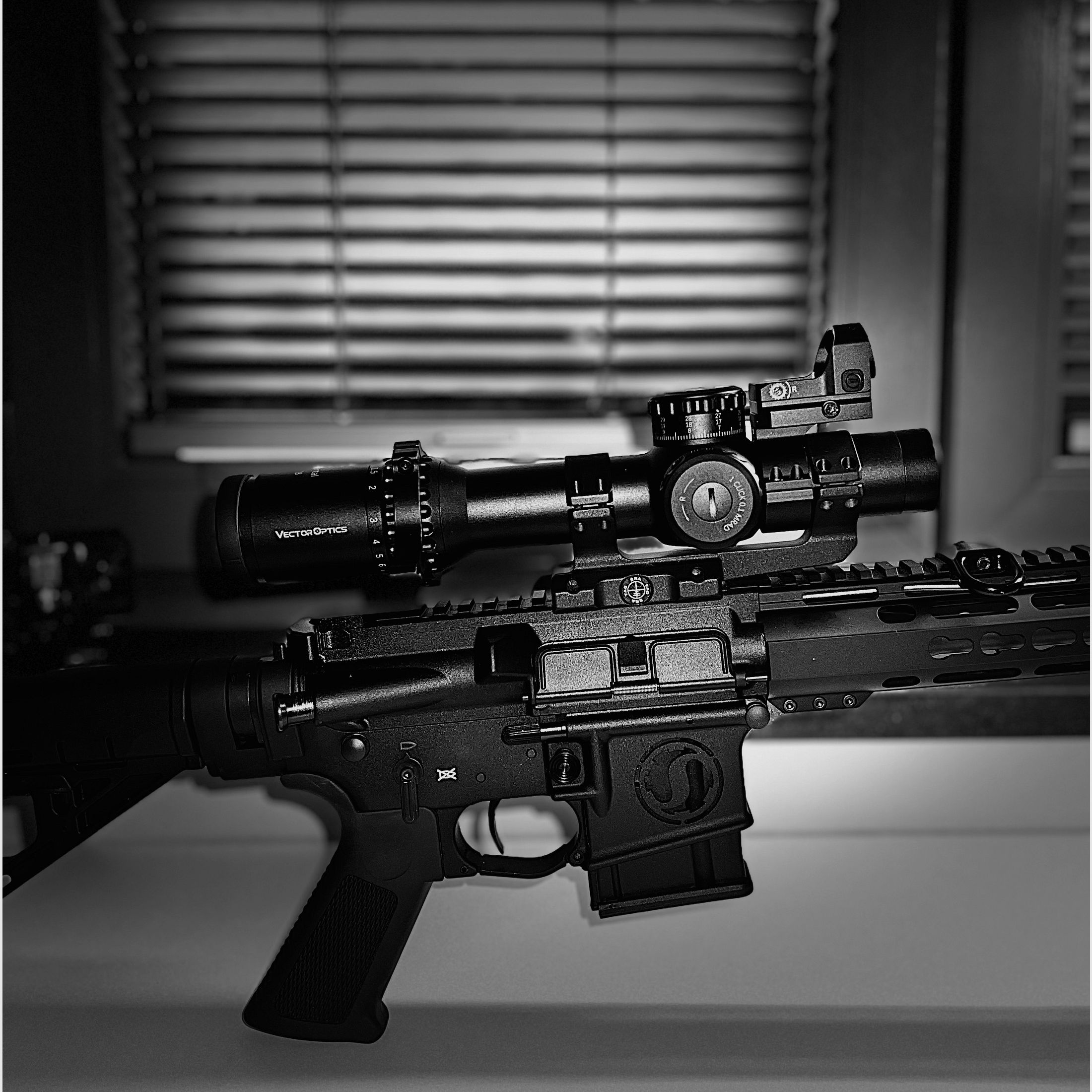 Schmeisser AR15 Dynamic, 14,5 pollici in calibro .223 incluso ZF, RD, SD, ecc.