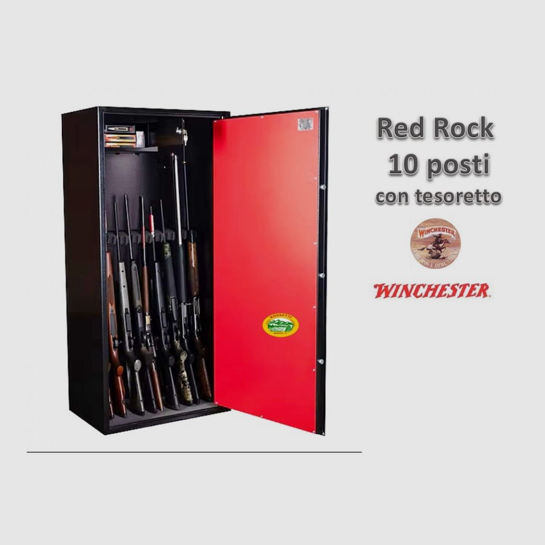 WINCHESTER Waffenschrank Red Rock 10 Gewehre
