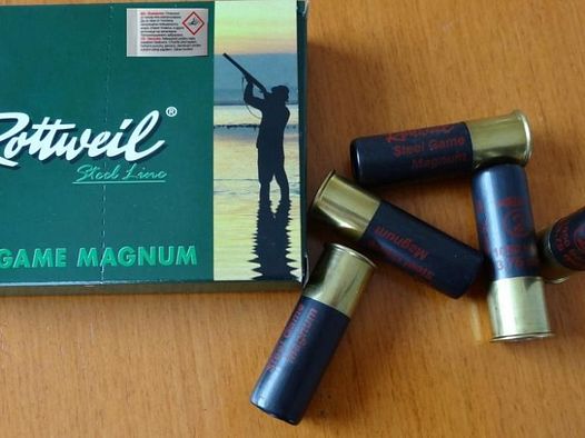 Rottweil	 Rottweil Steel Game Magnum Weicheisenschrot 12/76-3,75mm