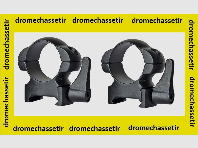 Anillos medianos diámetro 25,4mm en acero de cierre rápido, para riel de 21mm, imagen 1 de 2