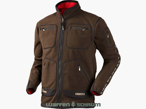 Härkila Fleecejacke Kamko Brown/Red