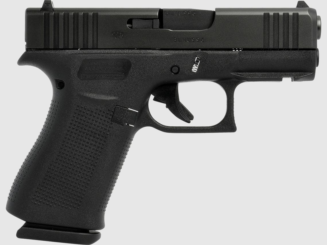 Glock Pistole G43X Rail FS 9mm Luger 3,43″ / 87 mm 10+1, Subcompact Slimline