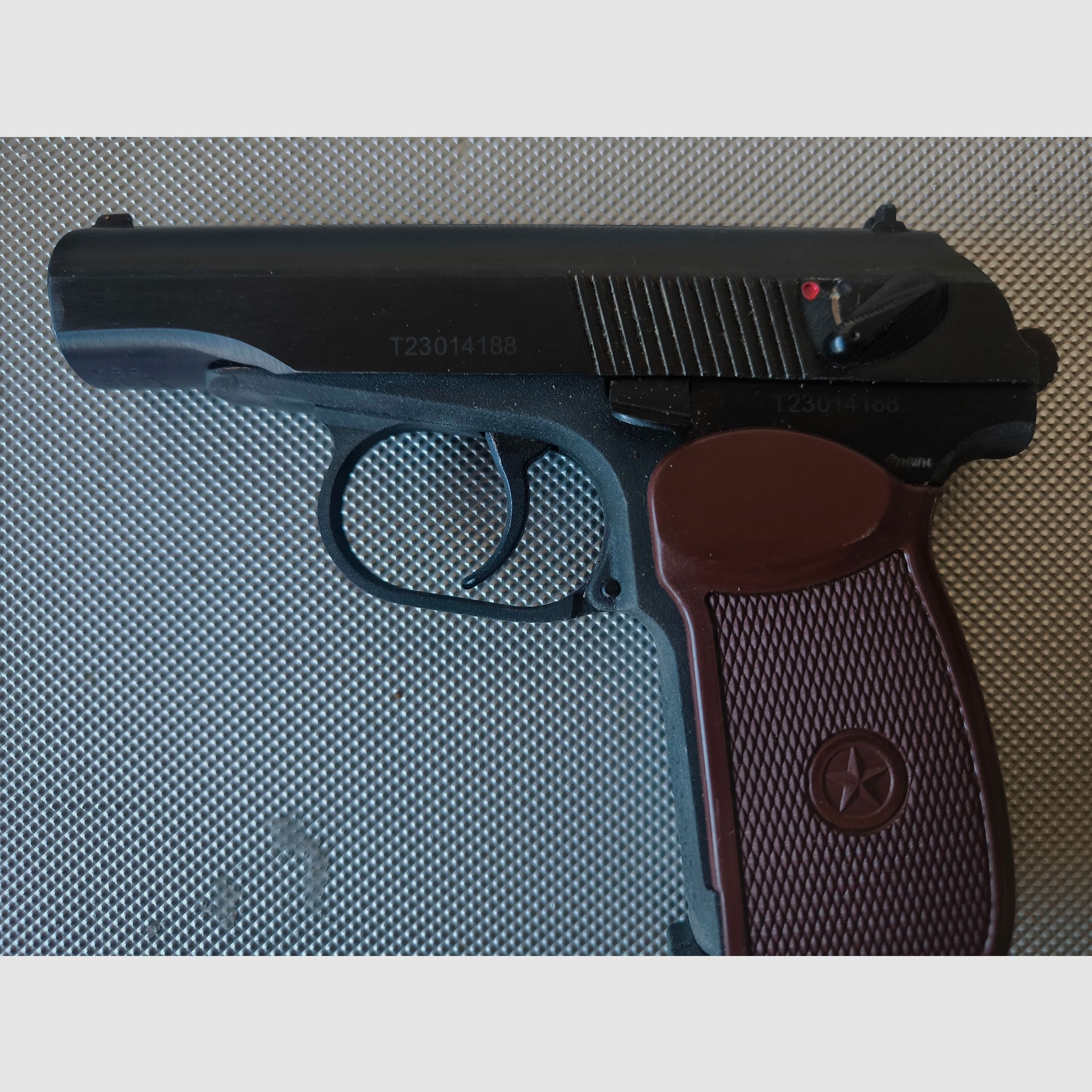 ⚠️ Achtung Plinker & Makarov Fans / Echte Rarität!! Baikal-Makarov MP- 654K Made in Russia & MDI-Braunes Leder Holster!! +1Dose 4,5mmStahlk. 