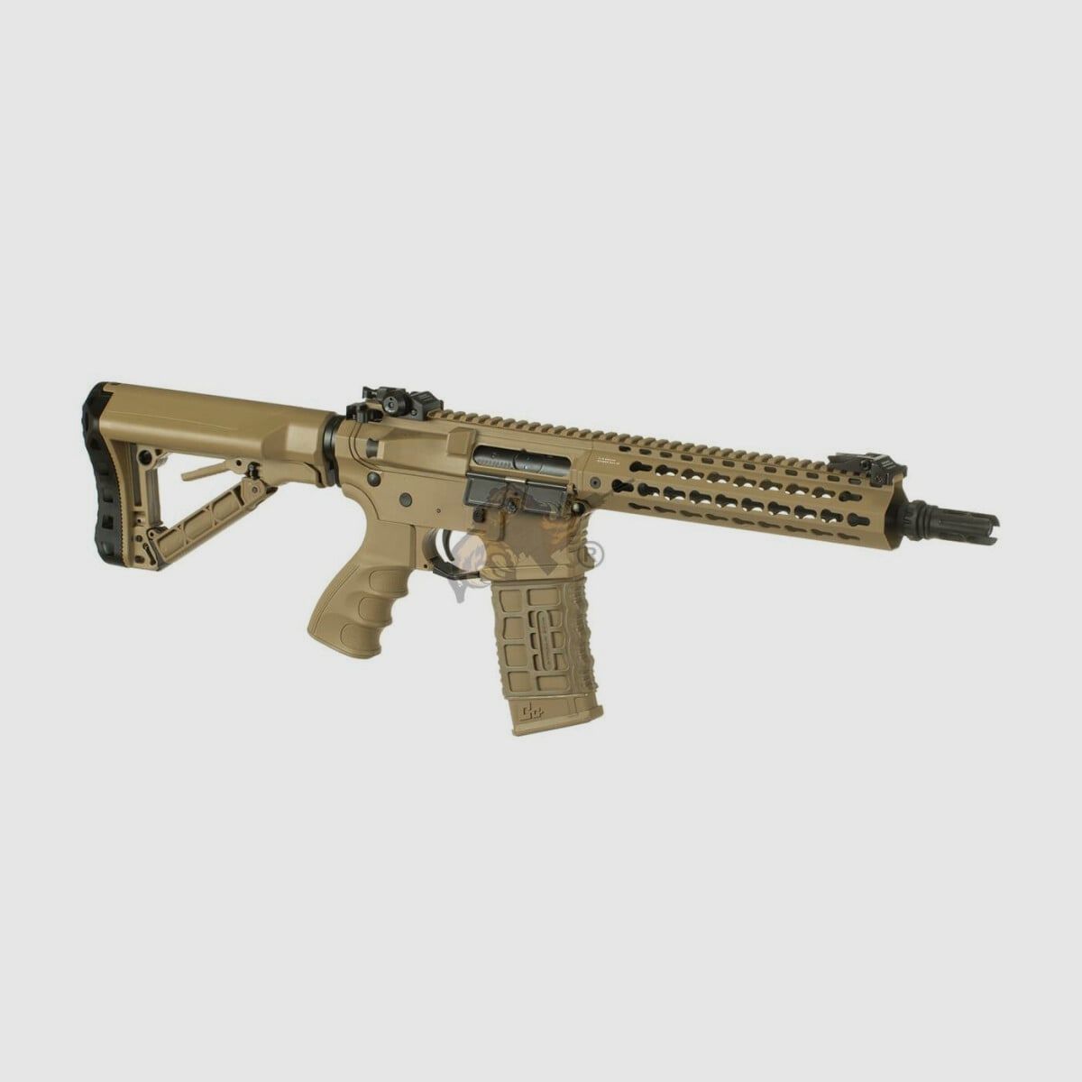 G&G CM16 SRL with ETU in Desert Airsoft S-AEG free from 18
