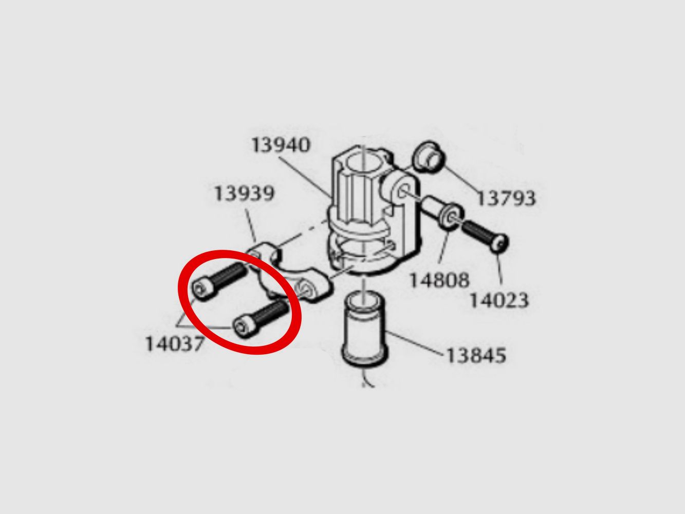 Dillon 14037 10-24×3/4 SHCS do XL750, zdjęcie 3 z 3