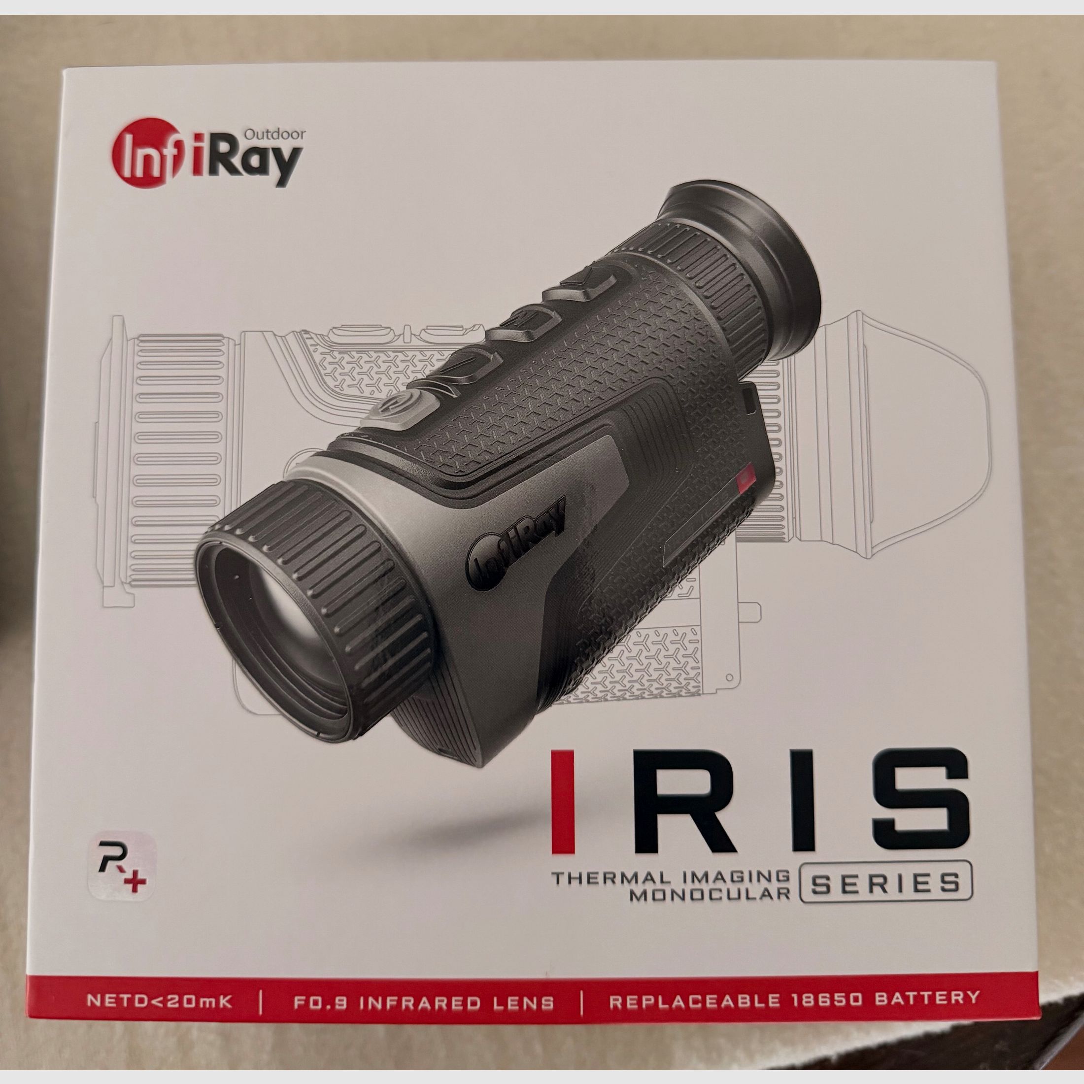Infiray Iris IL35 imagen térmica
