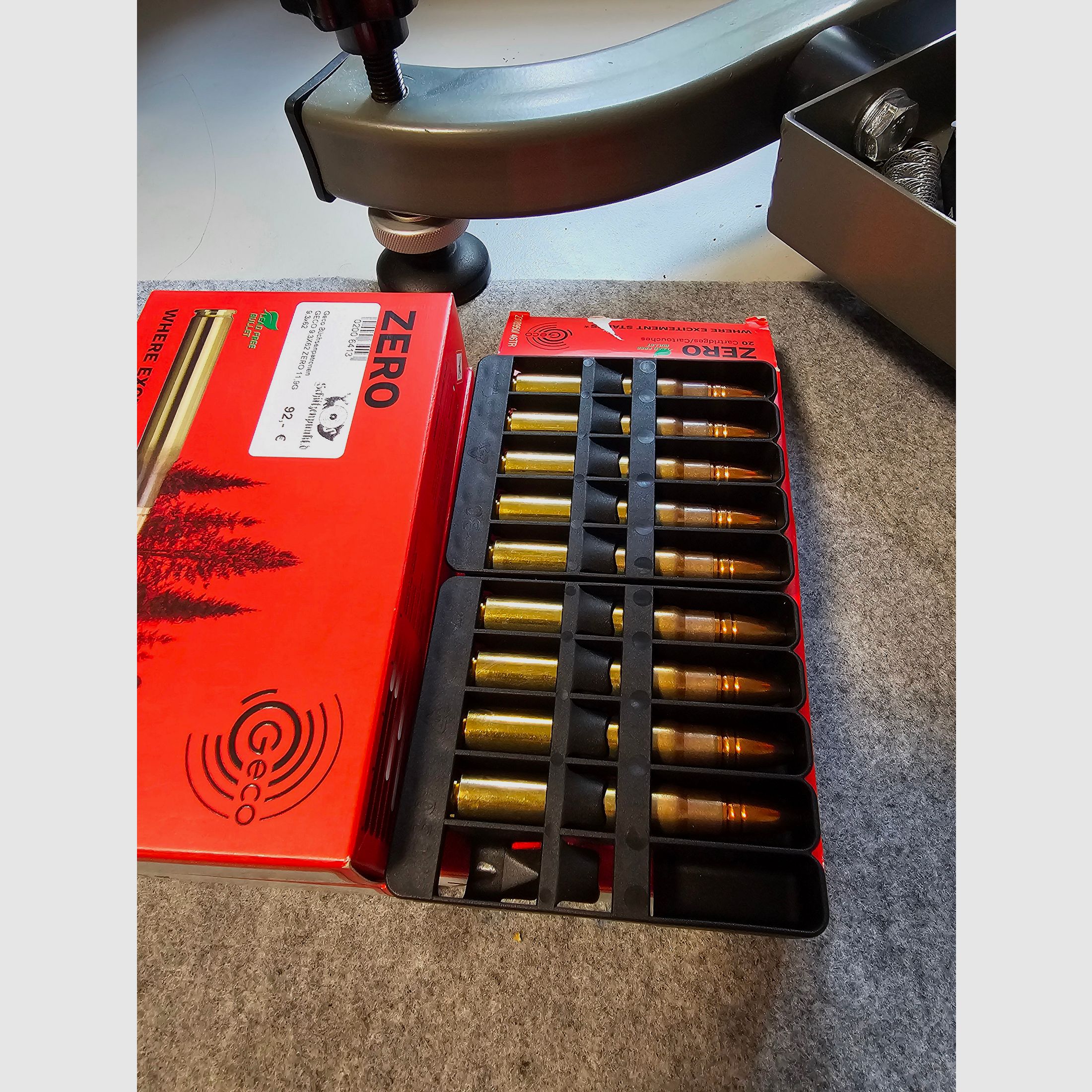 Geco 9,3x62 Zero 11,9G  / 184 gr Bleifrei