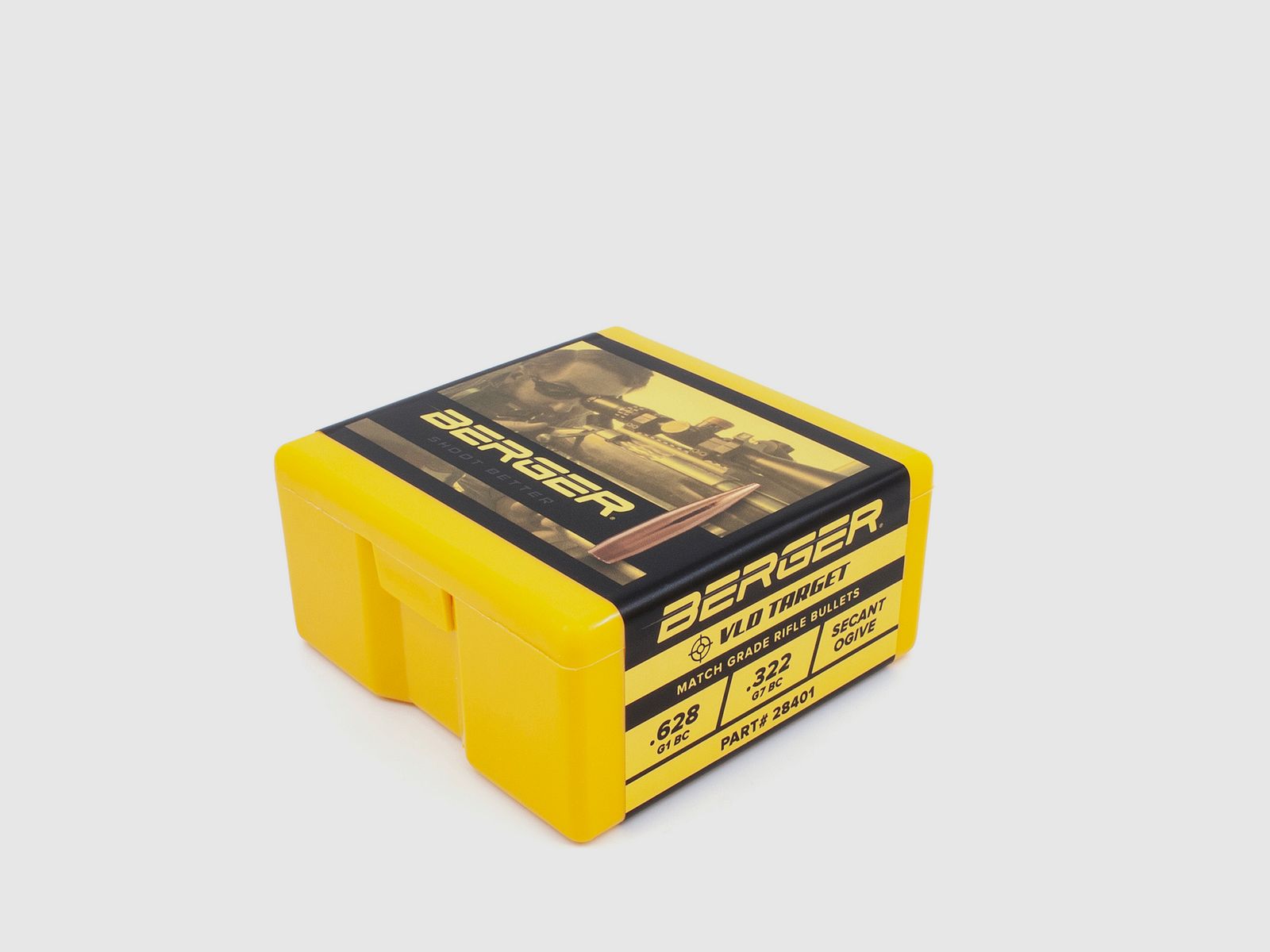 Berger Geschoss 7mm/.284 VLD Target 168GR 100 Stück