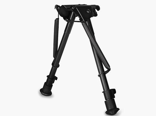 HAWKE Fixed Bipod (starres Zweibein) höhenverstellbar | 9-13'' Zoll 23-33cm Alu an Riemenbügel befes