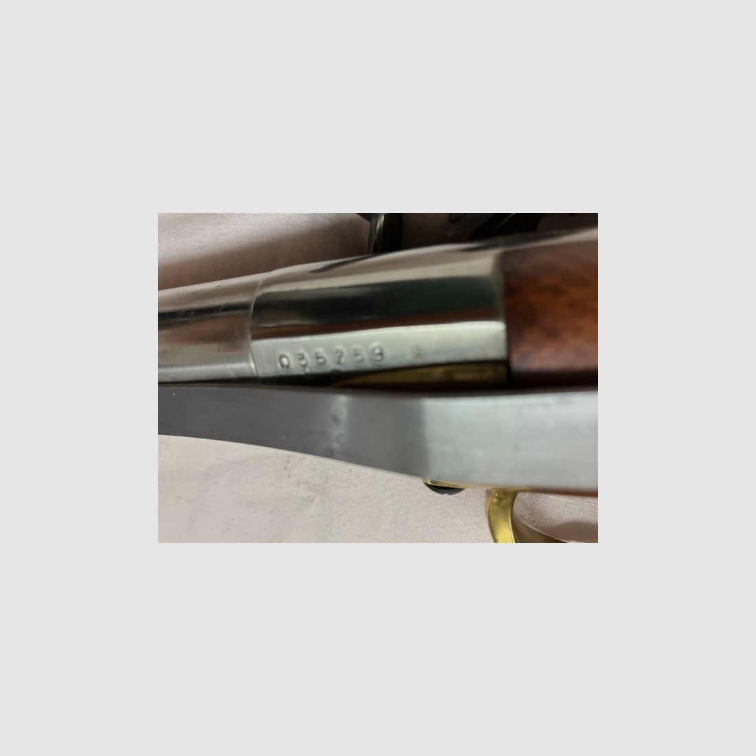 Charleville M 1777 flintlock pistol in caliber .69, unused condition