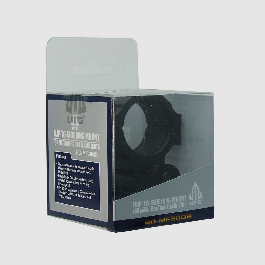 Support universel UTG Flip-to-Side pour rail Picatinny noir (NEUF)