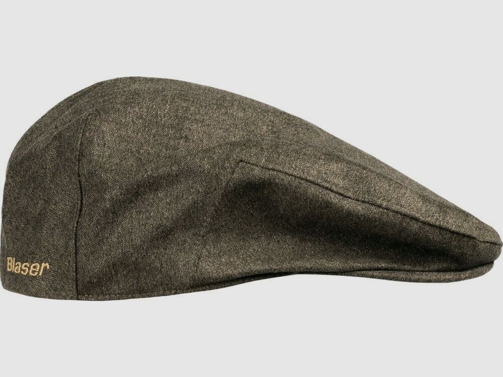 Berretto a scivolo vintage Blaser verde oliva mélange