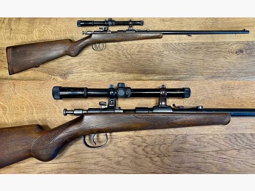 Anschütz .22 LR con telescopio