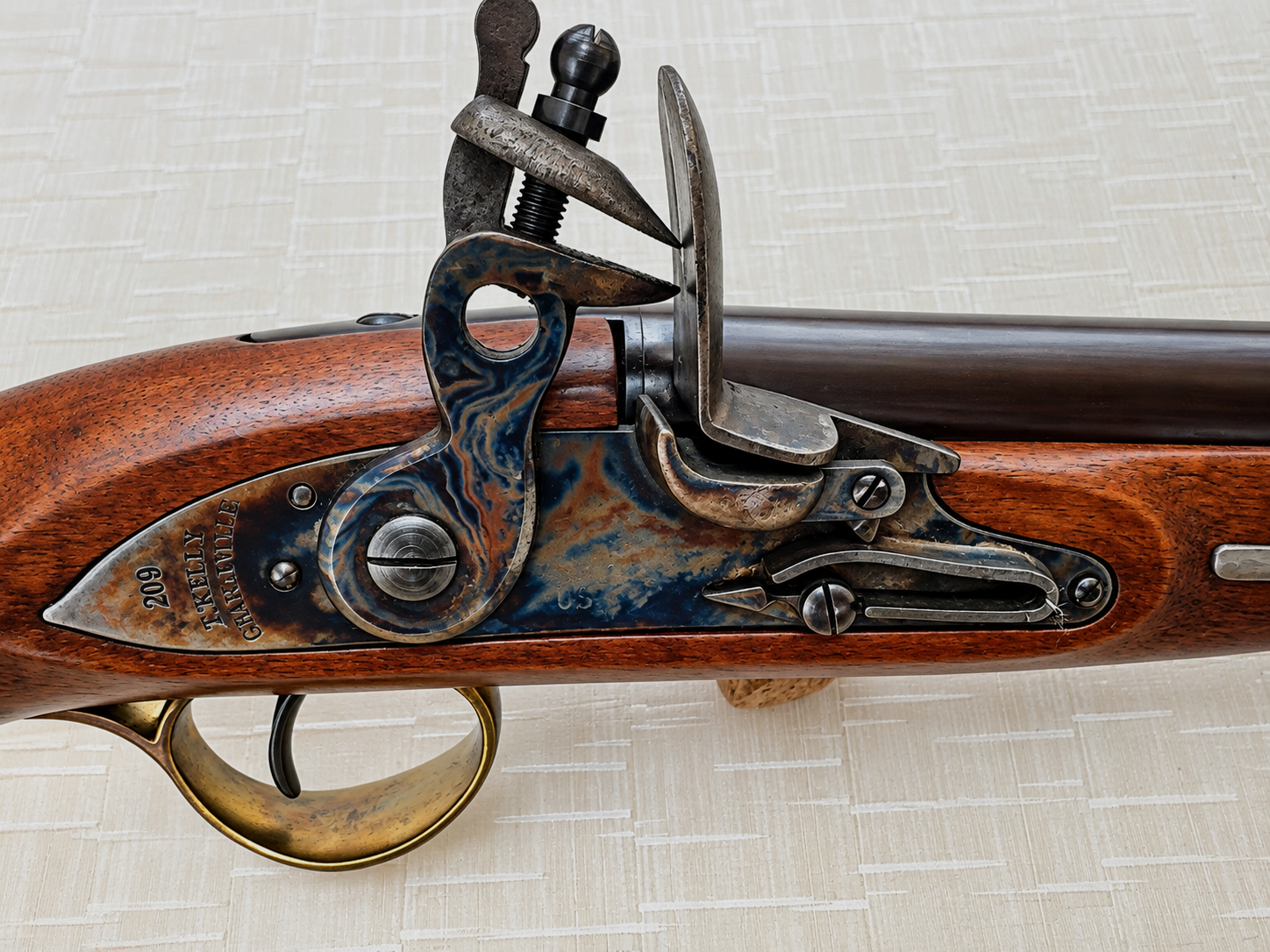 Pedersoli Harpers Ferry muzzleloader flintlock pistol caliber .58, immagine 4 di 4