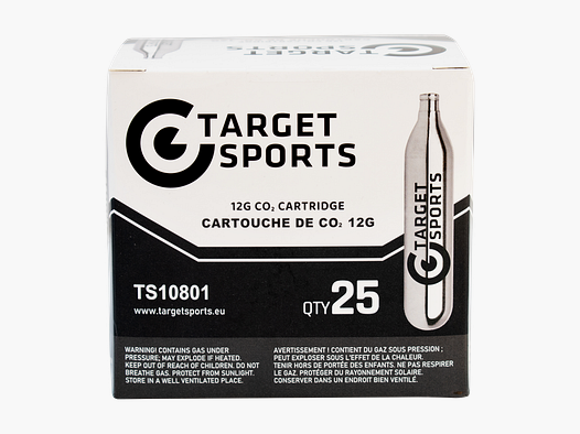 Target Sports CO2 patronen 12gr 25stuks