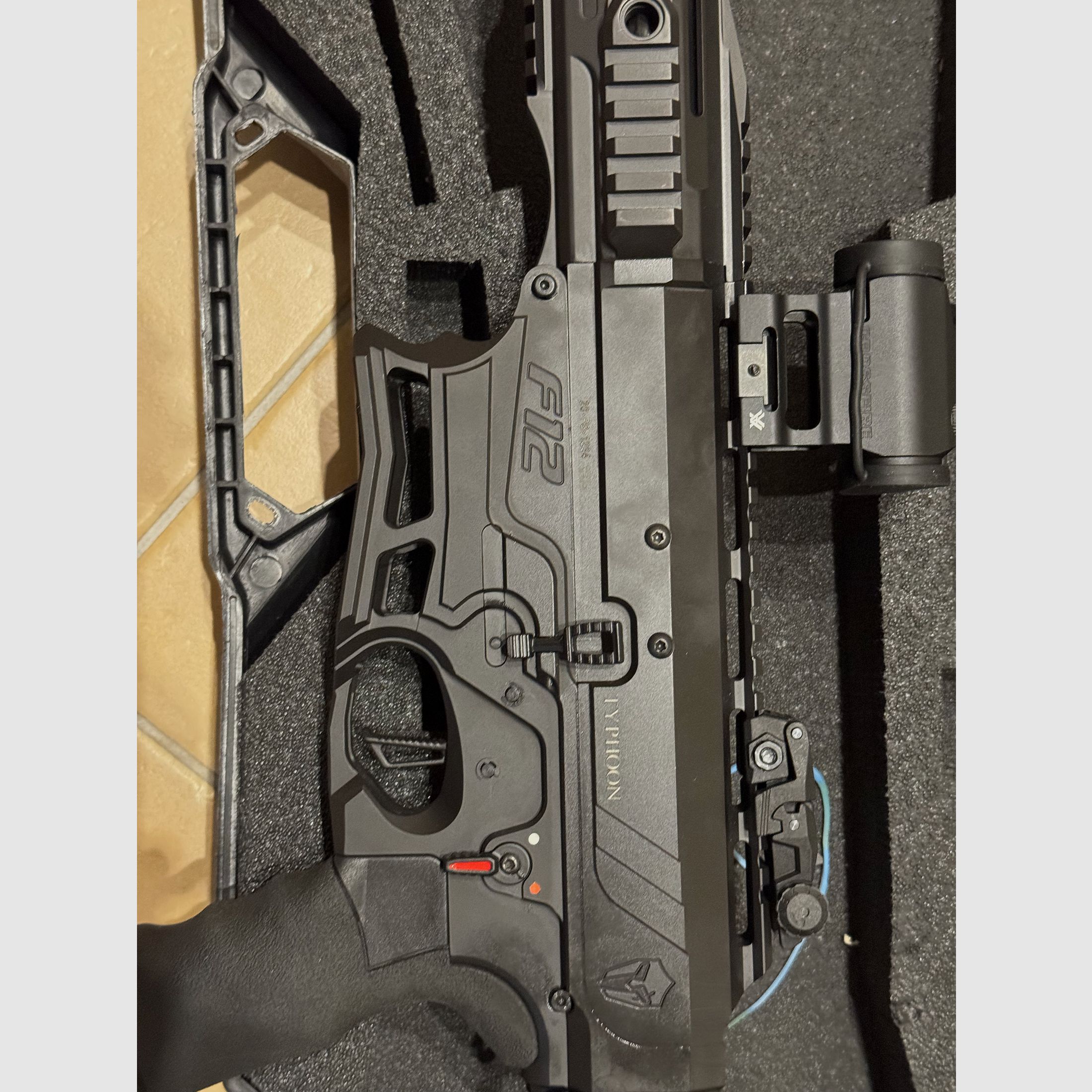 Typhoon F12 Maxi Black IPSC mit Vortex Red Dot – neuwertig – max. 200–250 Schuss